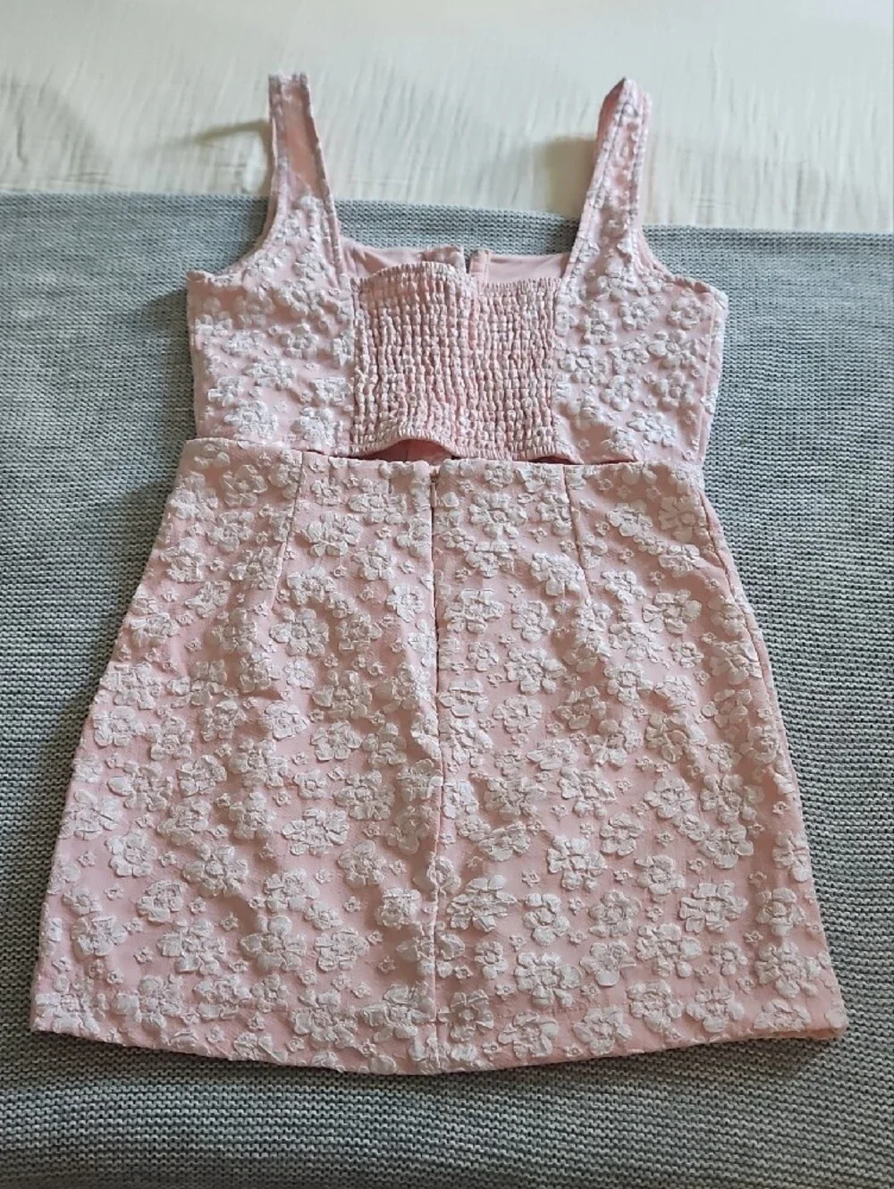 Wild Fable - Pink Floral Appliqué Sleeveless Top & Matching Skirt
